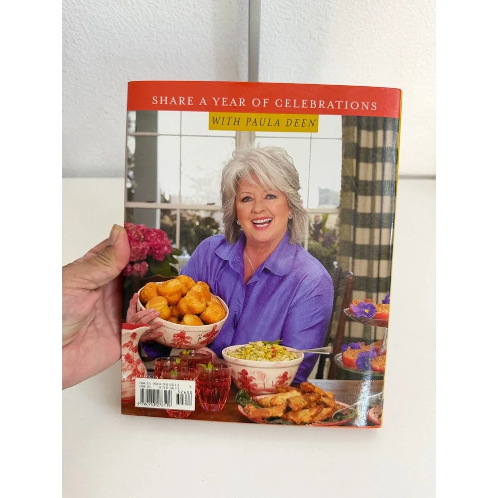 Paula Deen Celebrates! Hardcover Cookbook Best Dishes Martha Nesbit‎ 2006